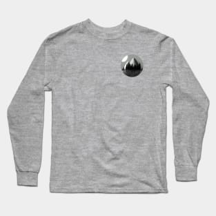 Night Sky and Mountains Long Sleeve T-Shirt
